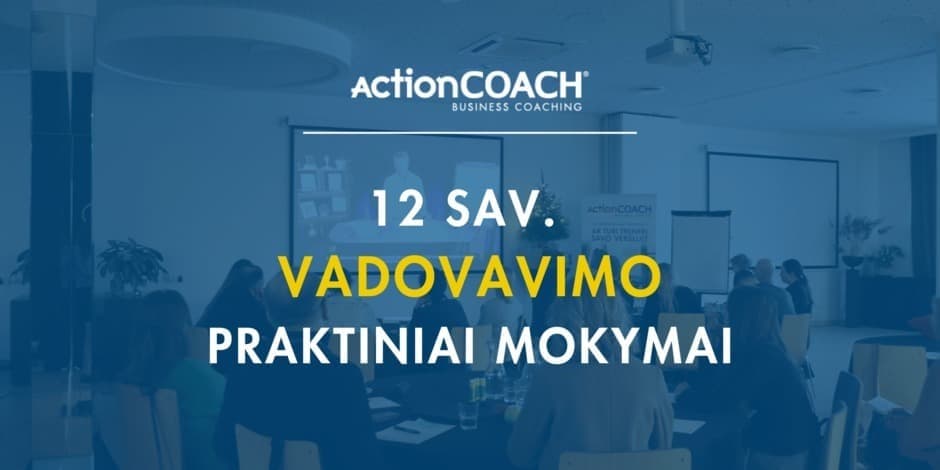 12 sav. vadovavimo praktiniai mokymai
