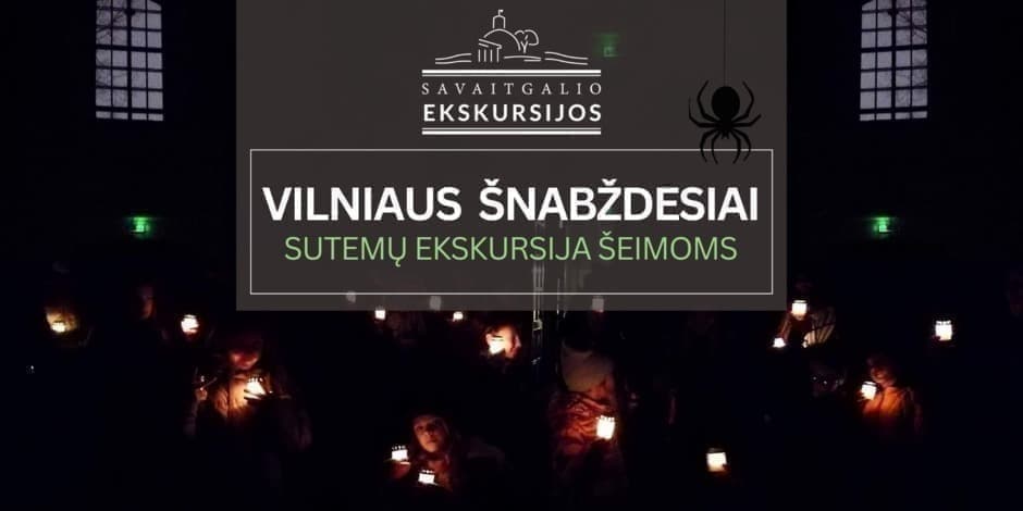 Vilniaus šnabždesiai: sutemų ekskursija šeimoms Vilniuje