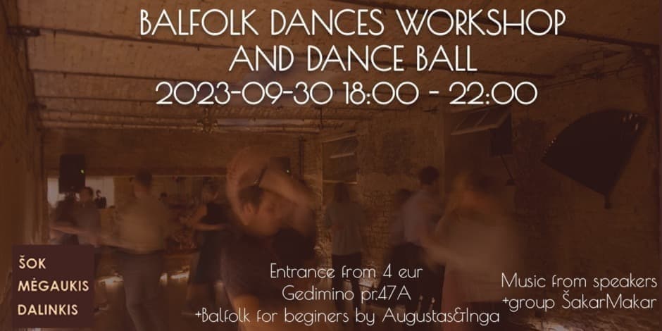 BALFOLK FOR BEGINERS AND DANCE BALL