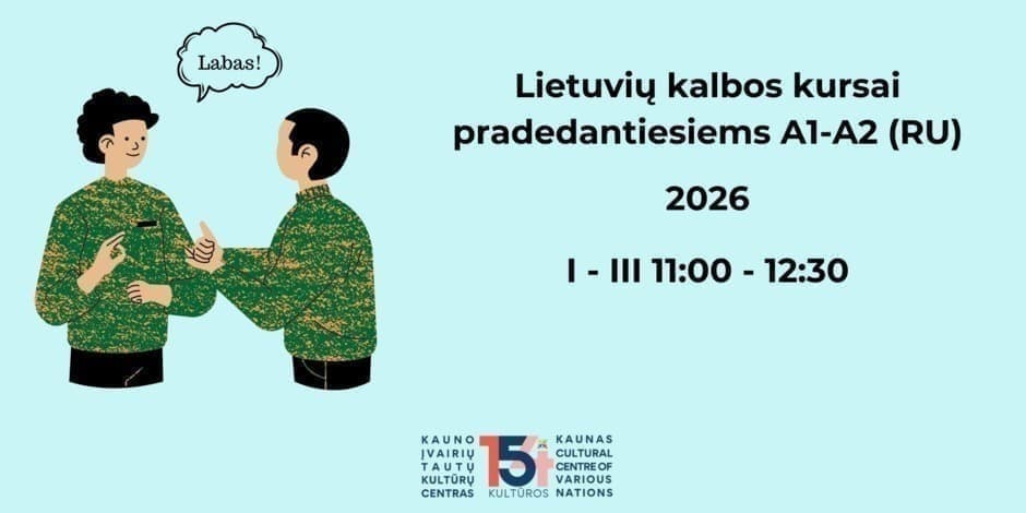 Lietuvių kalbos ir kultūros kursai A1-A2 su Asta