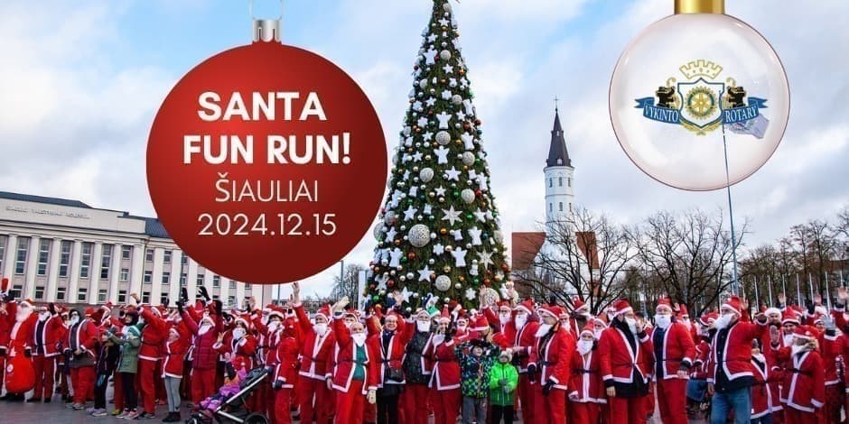 Santa Fun Run Šiauliai 2024