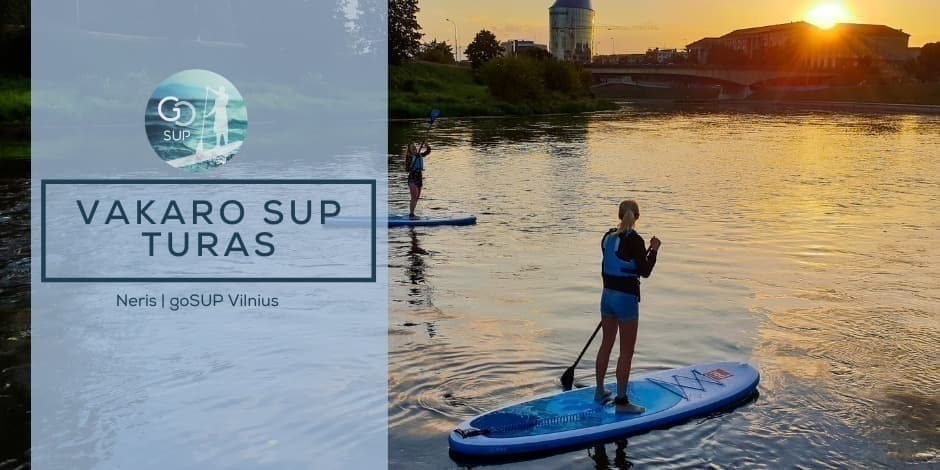 Evening SUP tour 06-15 | goSUP Vilnius