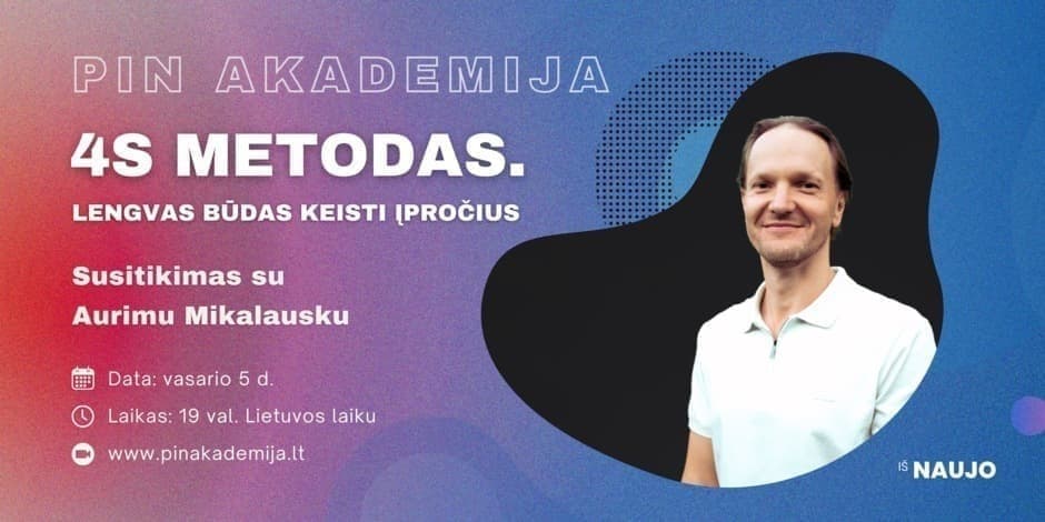 4S METODAS: lengvas būdas keisti įpročius