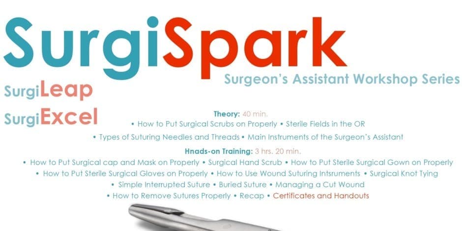 "SurgiSPARK" - Surgeon's Assistant Workshop Series, Part One in KAUNAS with ICOSA