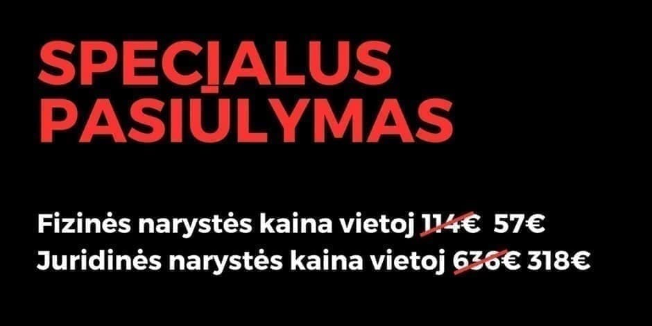 Specialus pasiūlymas „Pardavimų formulės“ dalyviams