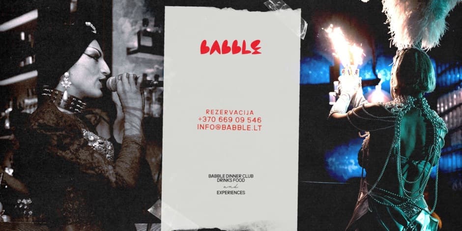 Babble Dinner Club | 12.12 Ketvirtadienis