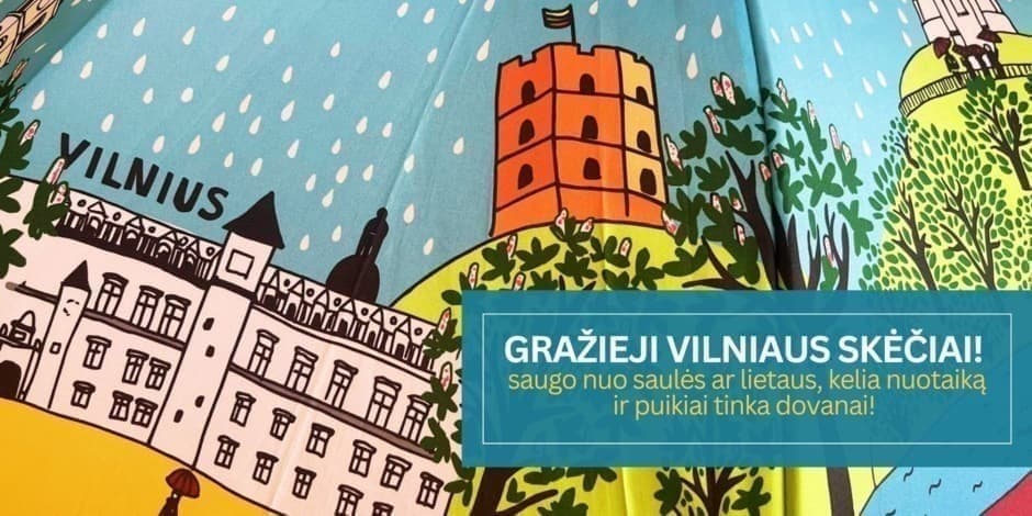 Gražieji Vilniaus skėčiai