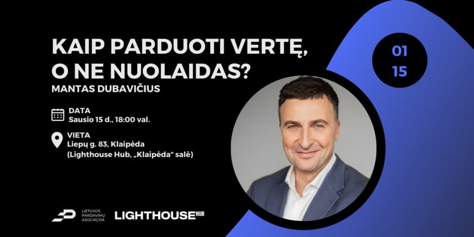 Kaip parduoti vertę, o ne nuolaidas?