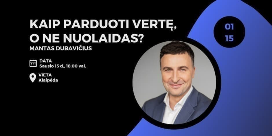 Kaip parduoti vertę, o ne nuolaidas?