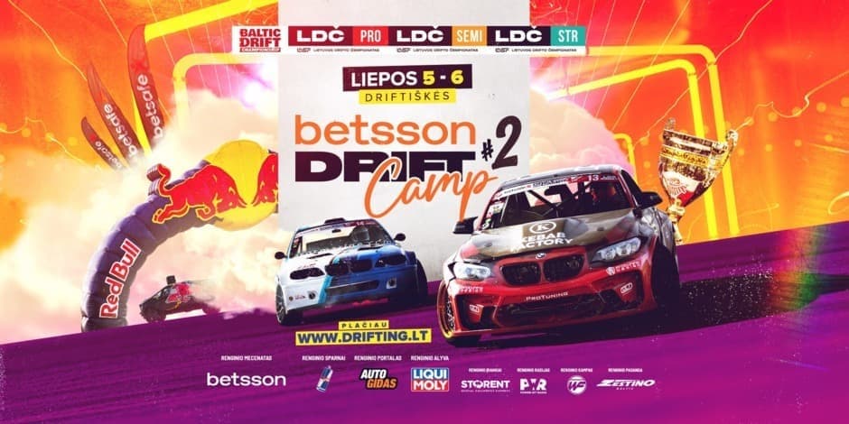 Betsson Drift Camp #2 - Baltijos šalių drifto čempionatas