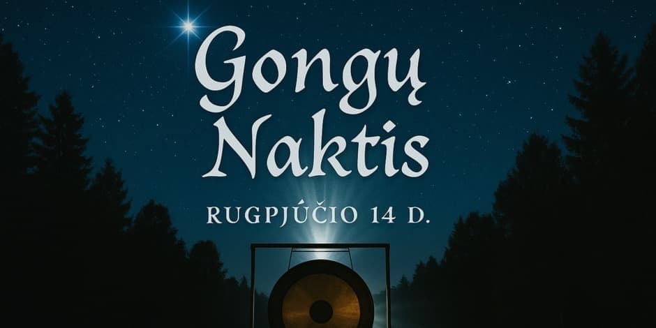 Gongų naktis. Veda Vyrenijus.