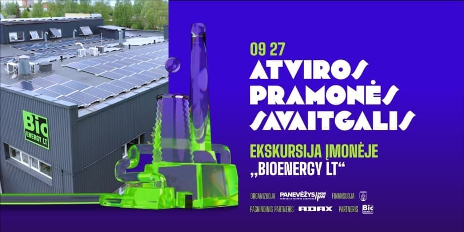 ATVIROS PRAMONĖS SAVAITGALIS 2024 ekskursija įmonėje „Bioenergy LT“