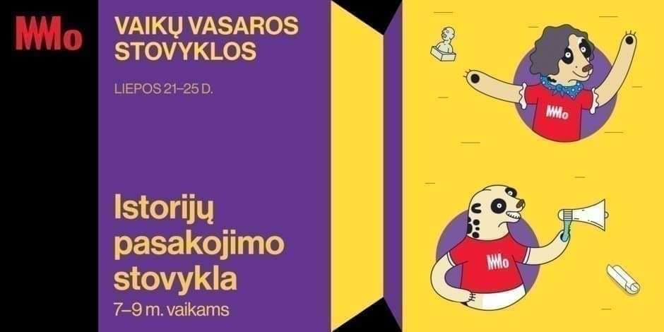 Istorijų pasakojimo stovykla 7–9 m. vaikams MO muziejuje