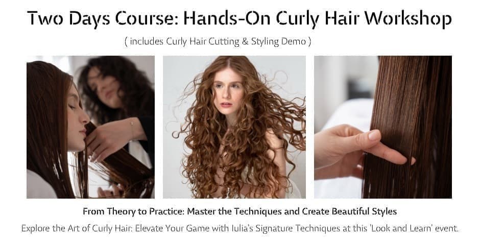 Two Days Course : Hands-On Curly Hair Workshop ( includes Curly Hair Cutting & Styling Demo)
