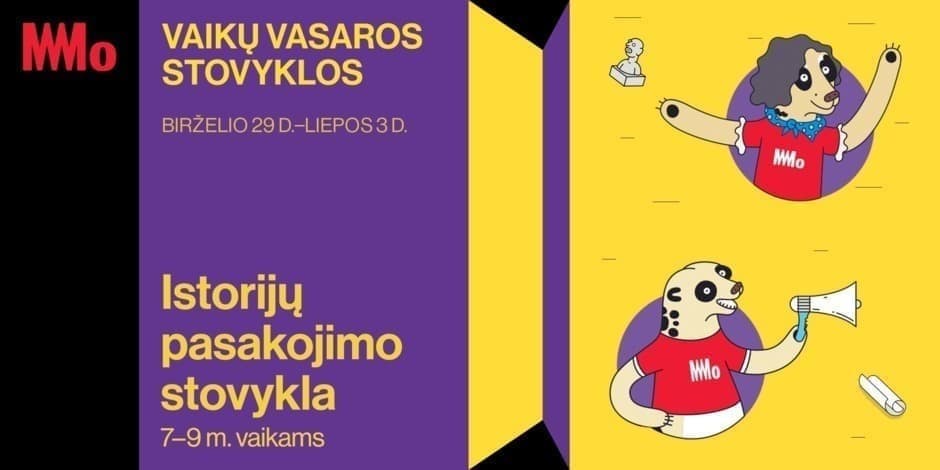 Istorijų pasakojimo stovykla 7–9 m. vaikams MO muziejuje