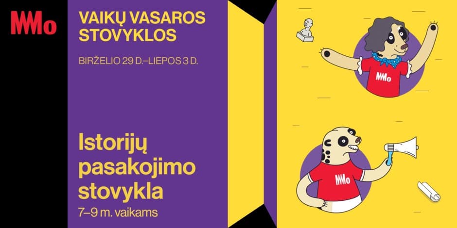 Istorijų pasakojimo stovykla 7–9 m. vaikams MO muziejuje