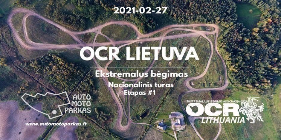 2021-02-27 OCR Lietuva. Ekstremalus bėgimas. Auto Moto Parkas