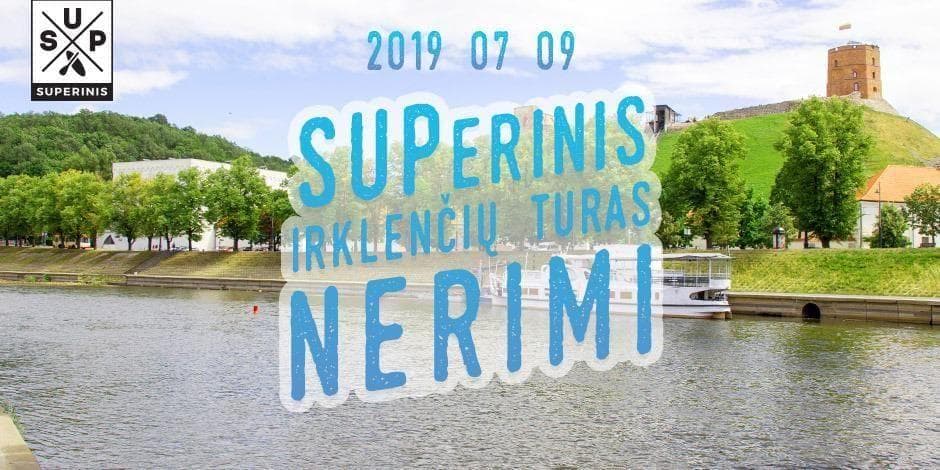 Plaukimas irklentėmis Vilniuje, Nerimi