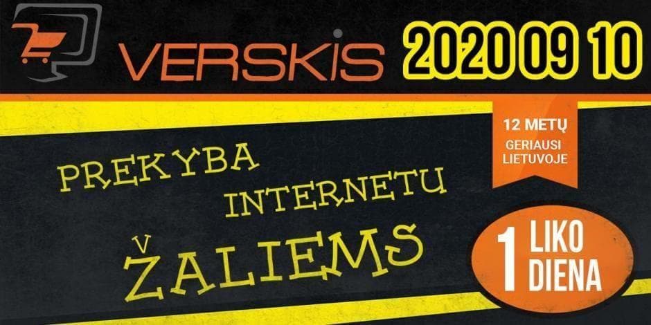 Prekyba internetu "Žaliems"